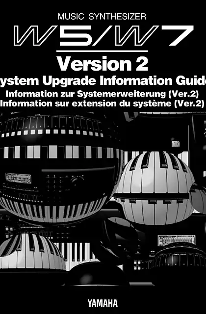 yamaha雅马哈W5_W7 Version2 Guide Book
